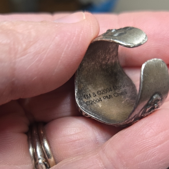 Silver Ring with Colorful Design - Picture 9 of 9